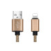 CABLU DATE INCARCARE USB LA LIGHTNING 1M 2A GOLD