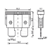 SIGURANTE FUZIBILE STANDARD 25A SET 5 BUC